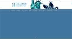 Desktop Screenshot of ivanaj-foundations.org