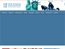 Tablet Screenshot of ivanaj-foundations.org